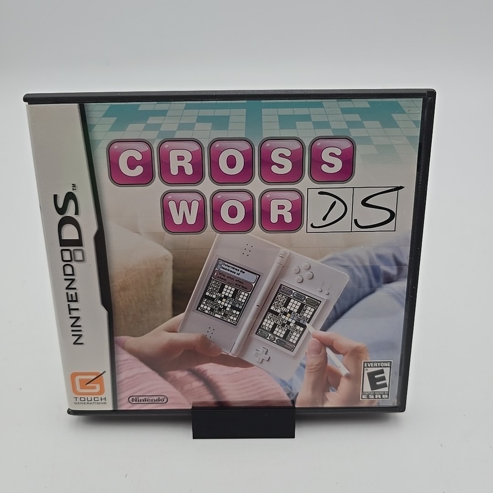 Crosswords DS (Nintendo DS, 2008) Complete with Manual CIB Tested